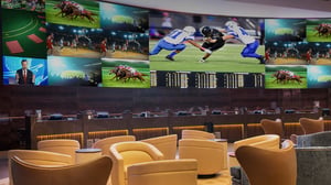 Sport Book view of large screen